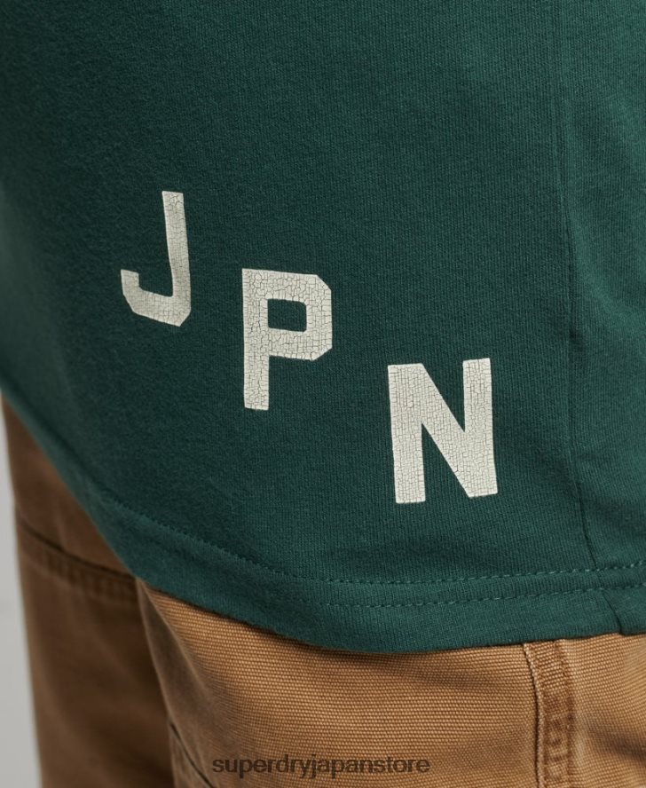ルーズフィットのトラック&フィールドクラシックTシャツ 女性 Superdry 衣類 緑 2J62PZ6762