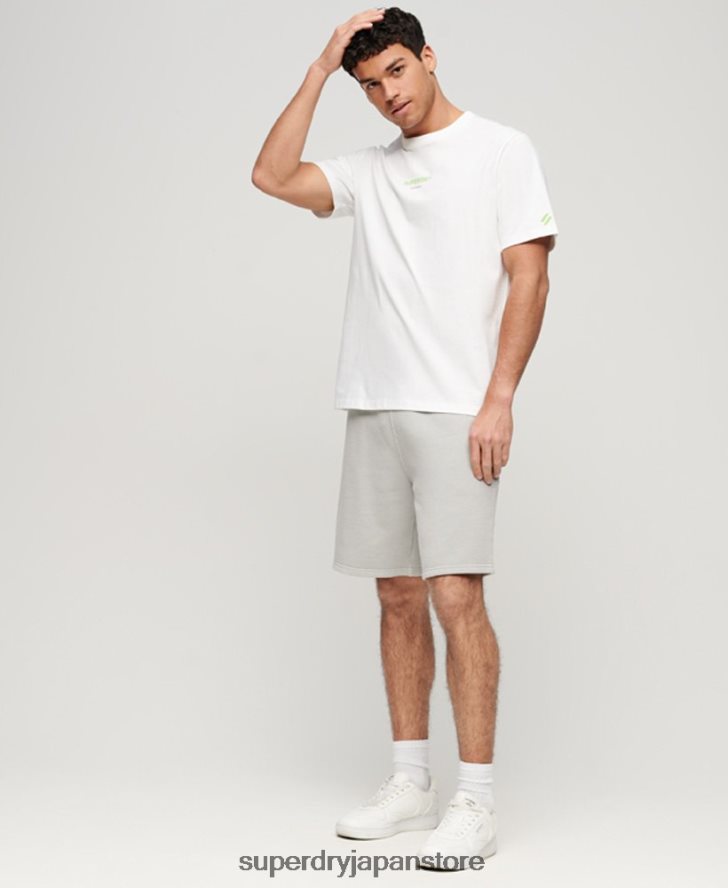 スポーツウェアTシャツ 男性 Superdry 衣類 白 2J62PZ79